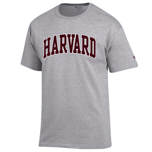 2264-Harvard Champion Classic Arched Logo Tee Shirt_Grey.jpg