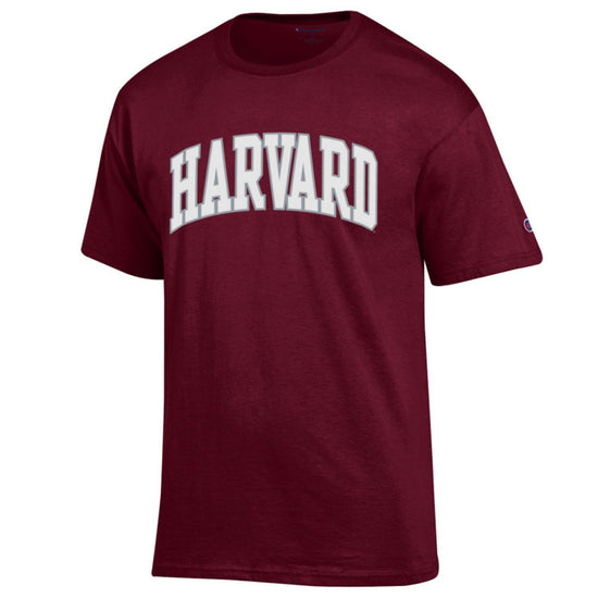 2264-Harvard Champion Classic Arched Logo Tee Shirt_Maroon.jpg
