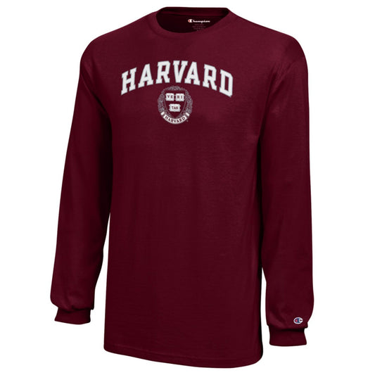 2265-Harvard Champion Arched Two-Tone Seal Long Sleeve Tee_media.jpg