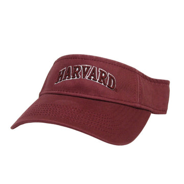 2317-Harvard Arched Logo Washed Twill Visor_media.jpg