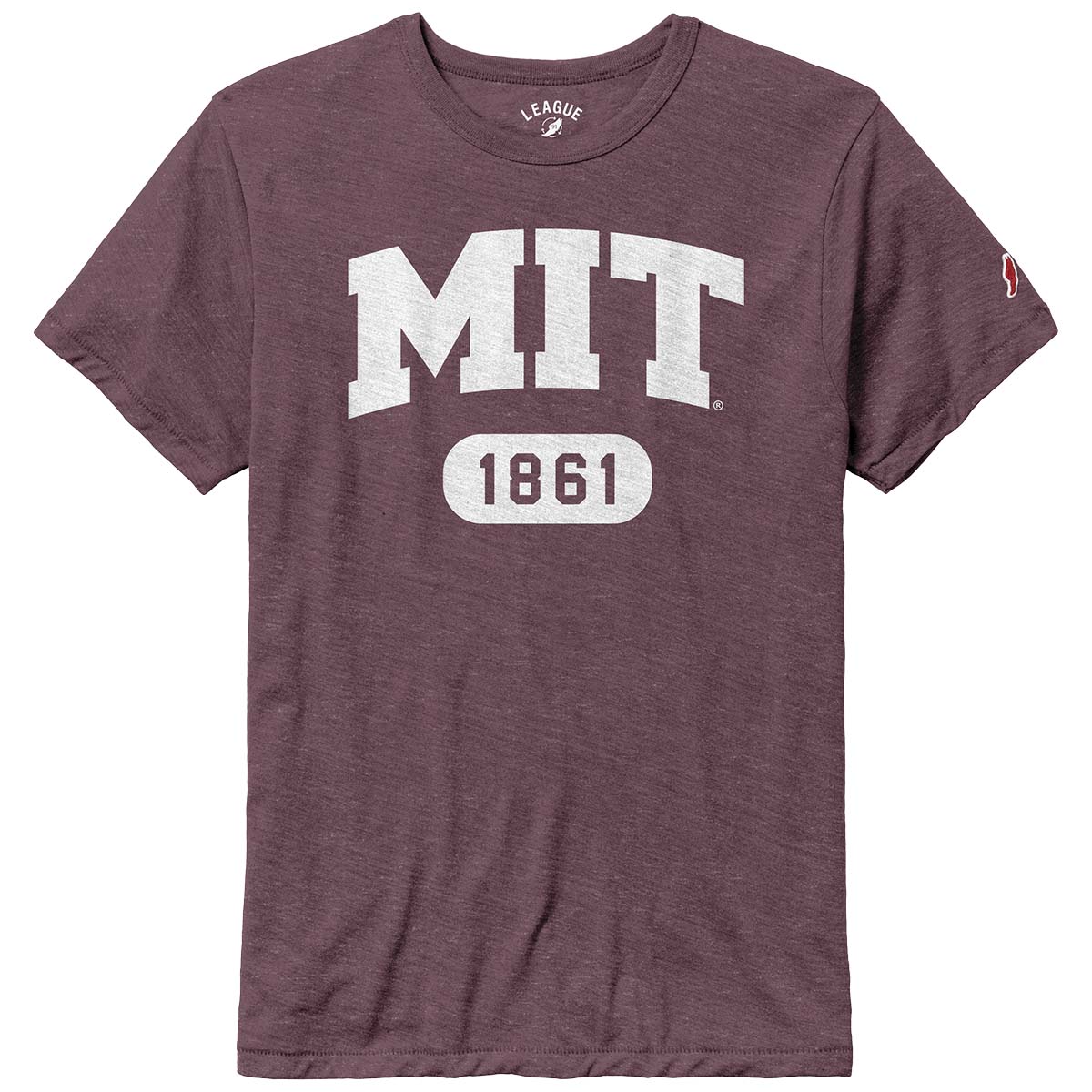 2412-MIT League Tri-Blend Tee Shirt_Maroon.jpg