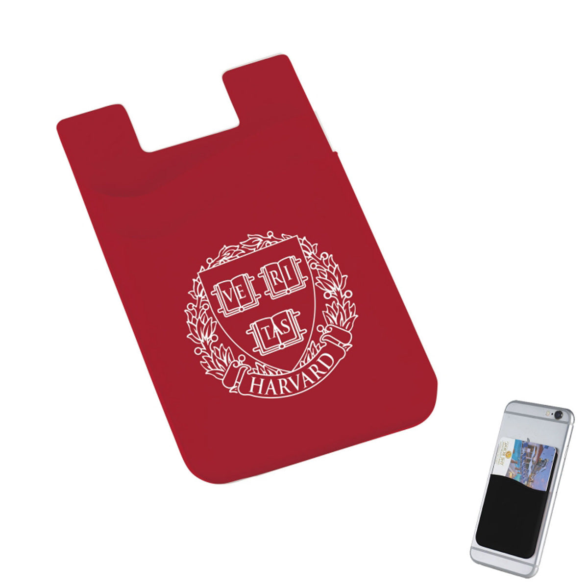 phone card sleeve Gecko Travel Tech USA Flag Wallet - America Holder for Patriots - United States Phone Card Holder Stick on - (USA FLAG Simply snap it onto the back of your phone and let the MagSafe work its magic Harvard Silicone Card Wallet Holder