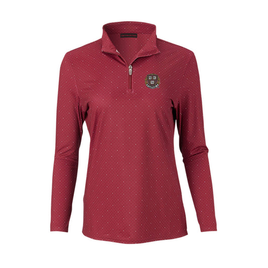 2683-Harvard Women's Ecotec Dual Dot Pullover_Maroon.jpg