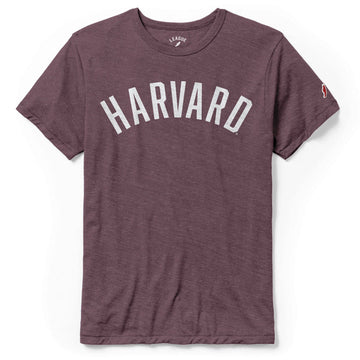 3402-Harvard Tri-Blend Arched Logo Tee Shirt_Maroon.jpg