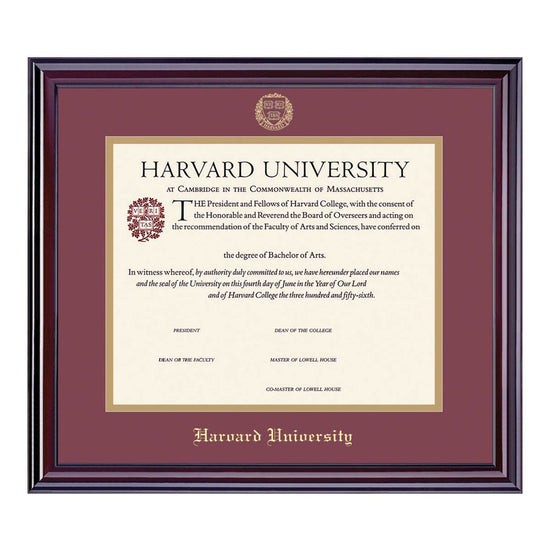 3483-Harvard University Horizontal Certificate Frame_Elite.jpg
