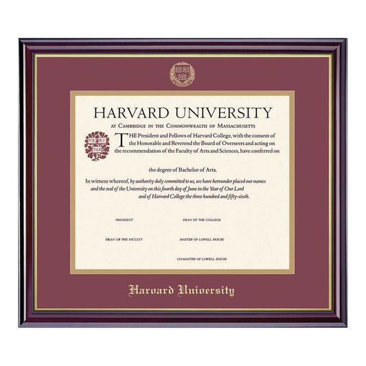 3483-Harvard University Horizontal Certificate Frame_Windsor.jpg