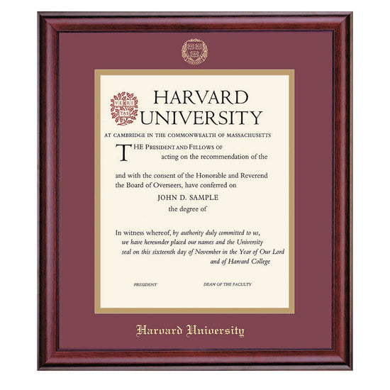 3639-Harvard University Vertical Certificate Frame_Classic.jpg