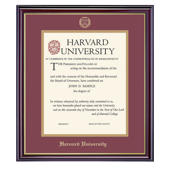 3639-Harvard University Vertical Certificate Frame_Windsor.jpg