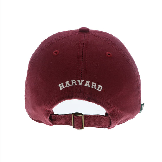 3779-Harvard Mini Varsity Letter Washed Twill Hat_Maroon_02.jpg