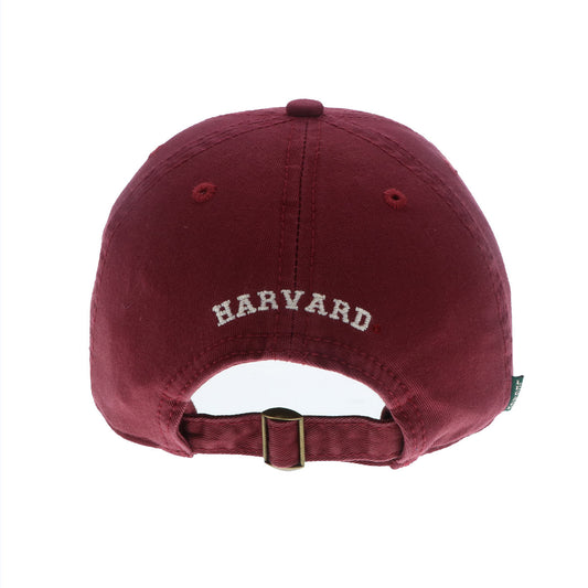 3779-Harvard Mini Varsity Letter Washed Twill Hat_Maroon_02.jpg