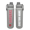 3887-Personalized Harvard 24 oz. Stainless Steel Water Bottle_Silver.jpg