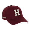 3941-Harvard Quad Unstructured Washed Twill Hat_Maroon.jpg