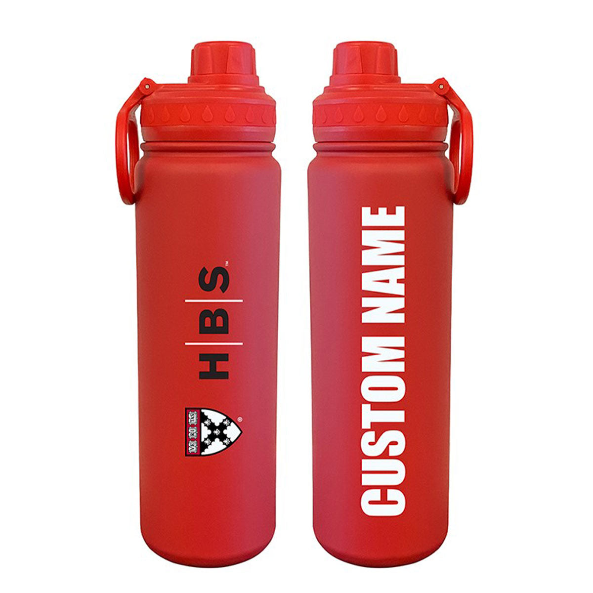 4034-Personalized Harvard Business School 24 oz. Stainless Steel Water Bottle_Red.jpg
