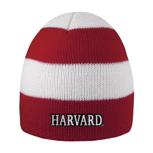 Harvard Rugby Stripe Knit Beanie