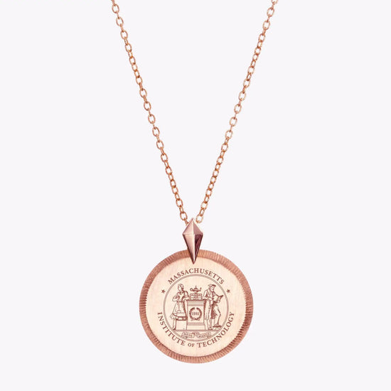 4158-MIT Kyle Cavan Petite Florentine Crest Necklace_14K Rose Gold.jpg