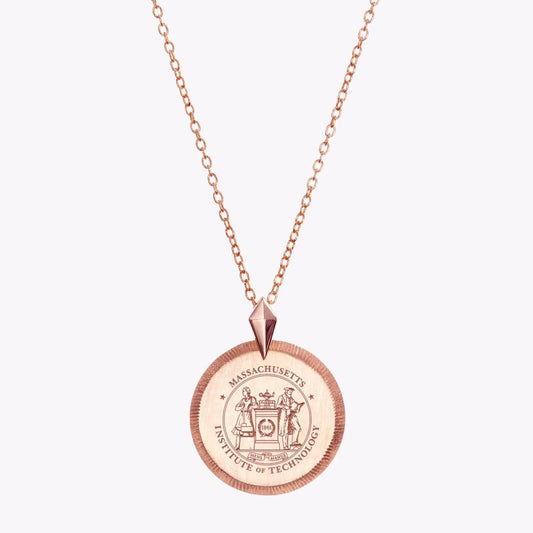 4158-MIT Kyle Cavan Petite Florentine Crest Necklace_14K Rose Gold.jpg