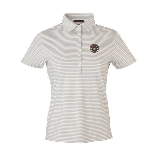 4224-Harvard Women's Carmel Stripe Polo_Cloud-White.jpg