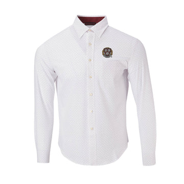 4233-Harvard Men's Boss Lecker Dot Sport Shirt_Maroon-White.jpg