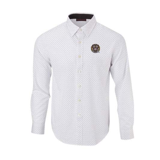 4233-Harvard Men's Boss Lecker Dot Sport Shirt_White-Black.jpg