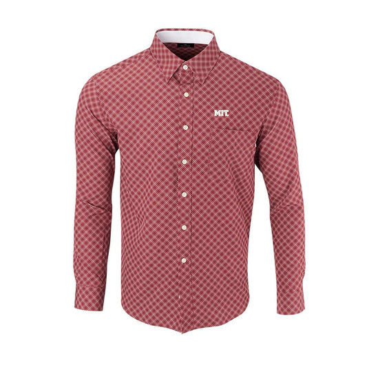 4245-MIT Men's Boss Jason Diagonal Sport Shirt_Maroon.jpg
