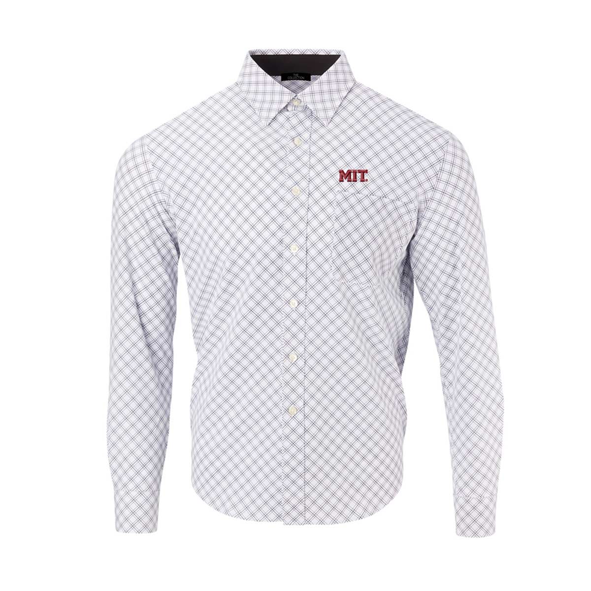 4245-MIT Men's Boss Jason Diagonal Sport Shirt_White.jpg