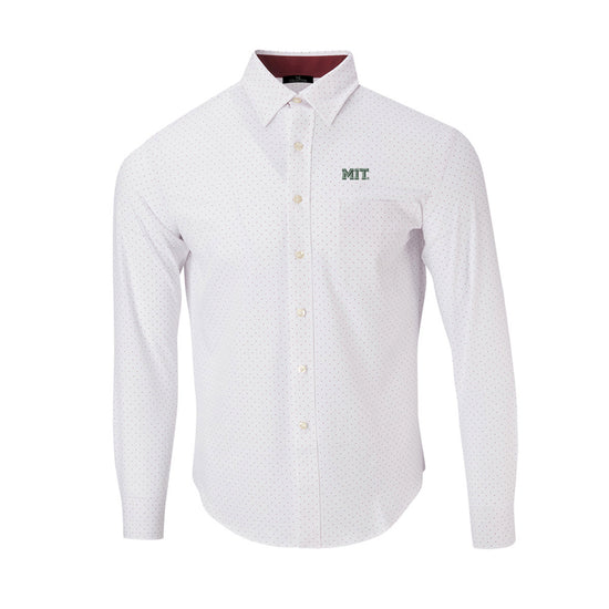 4246-MIT Men's Boss Lecker Dot Sport Shirt_White-Maroon.jpg