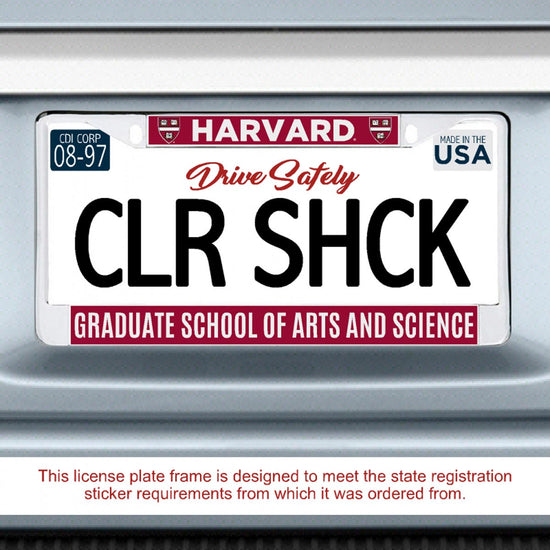 4332-Harvard Graduate School of Arts and Sciences License Plate Frame_media.jpg