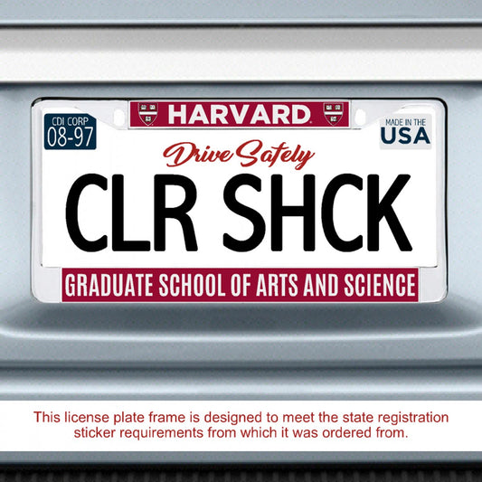 4332-Harvard Graduate School of Arts and Sciences License Plate Frame_media.jpg