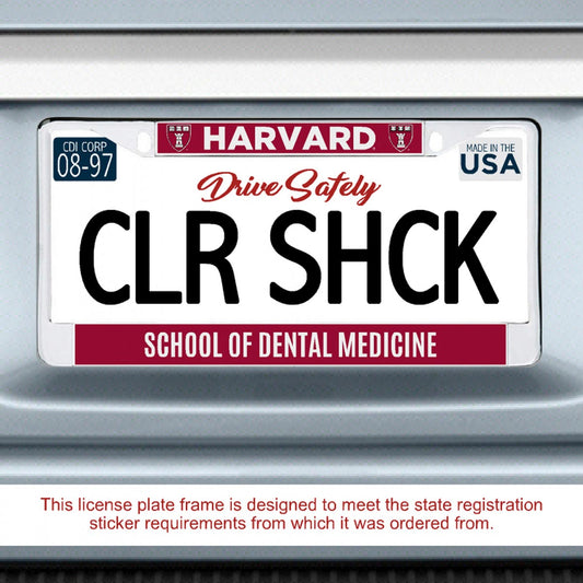 4336-Harvard School of Dental Medicine License Plate Frame_media.jpg