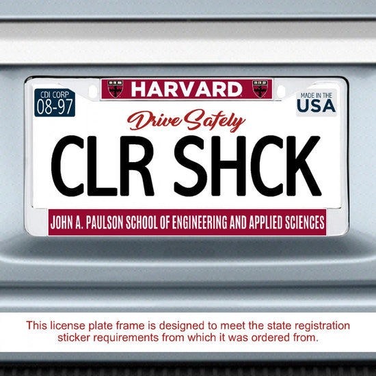 4337-Harvard School of Engineering and Applied Sciences License Plate Frame_media.jpg