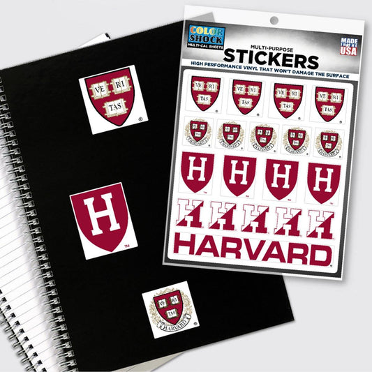 Harvard Multiple Sticker Sheet