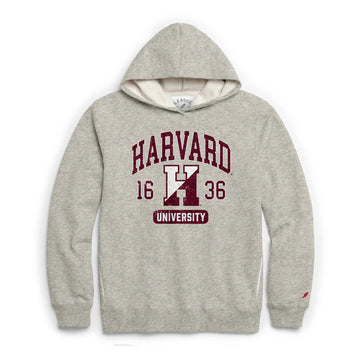 Harvard League 1636 Pocket Hooded Sweatshirt