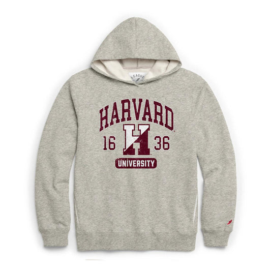 Harvard League 1636 Pocket Hooded Sweatshirt