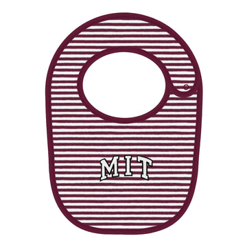 MIT Newborn Striped Bib