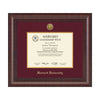 4576-Harvard Presidential Gold Engraved Certificate Frame in Premier with Maroon Linen Mat_Horizontal_01.jpg
