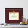 4576-Harvard Presidential Gold Engraved Certificate Frame in Premier with Maroon Linen Mat_Horizontal_02.jpg