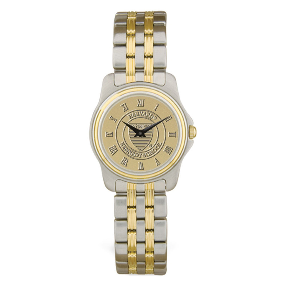 4631-Harvard Ladies Two-Tone Rolled Link Bracelet Wristwatch_JFK Government.jpg