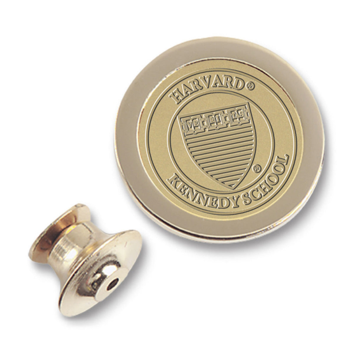 4645-Harvard 23K Gold Plated Lapel Pin_JFK Governmentl.jpg