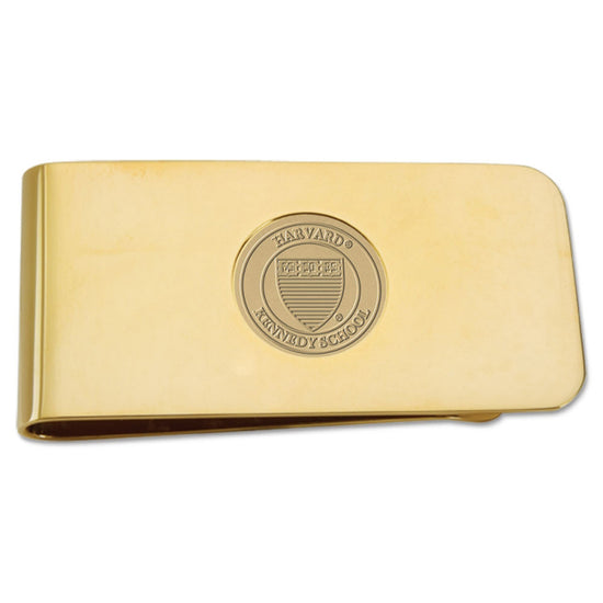 4646-Harvard 23K Gold-plated Medallion Money Clip (9G-G)_JFK Government.jpg
