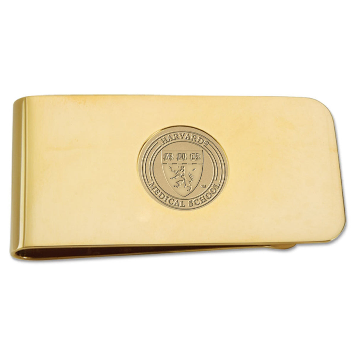 4646-Harvard 23K Gold-plated Medallion Money Clip (9G-G)_Medical.jpg