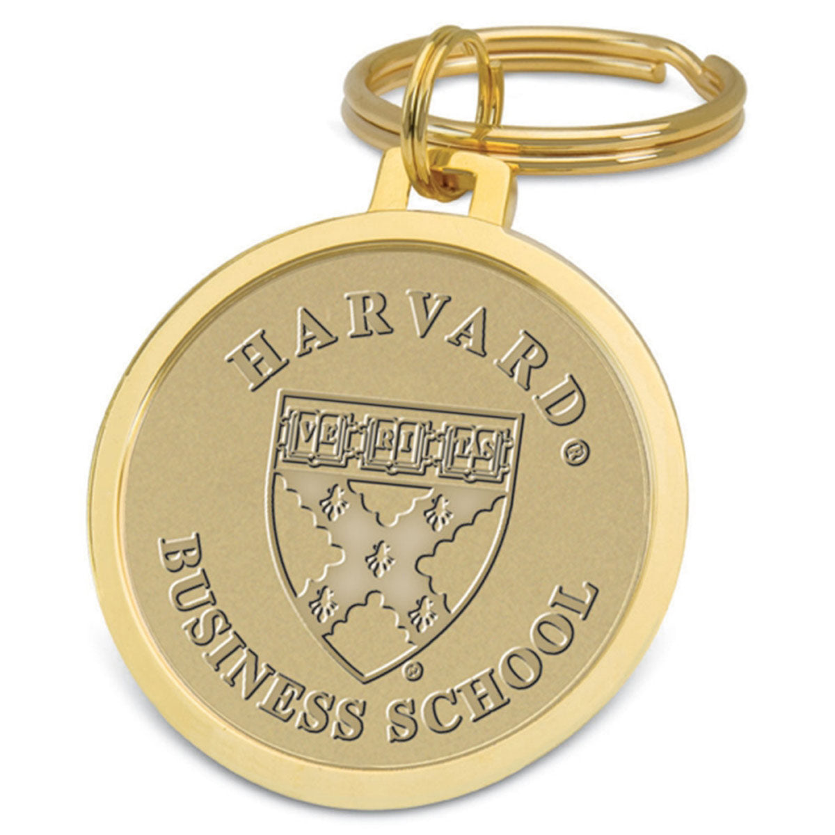 4647-Harvard 23K Gold-Plated Brass Key Ring_Business.jpg
