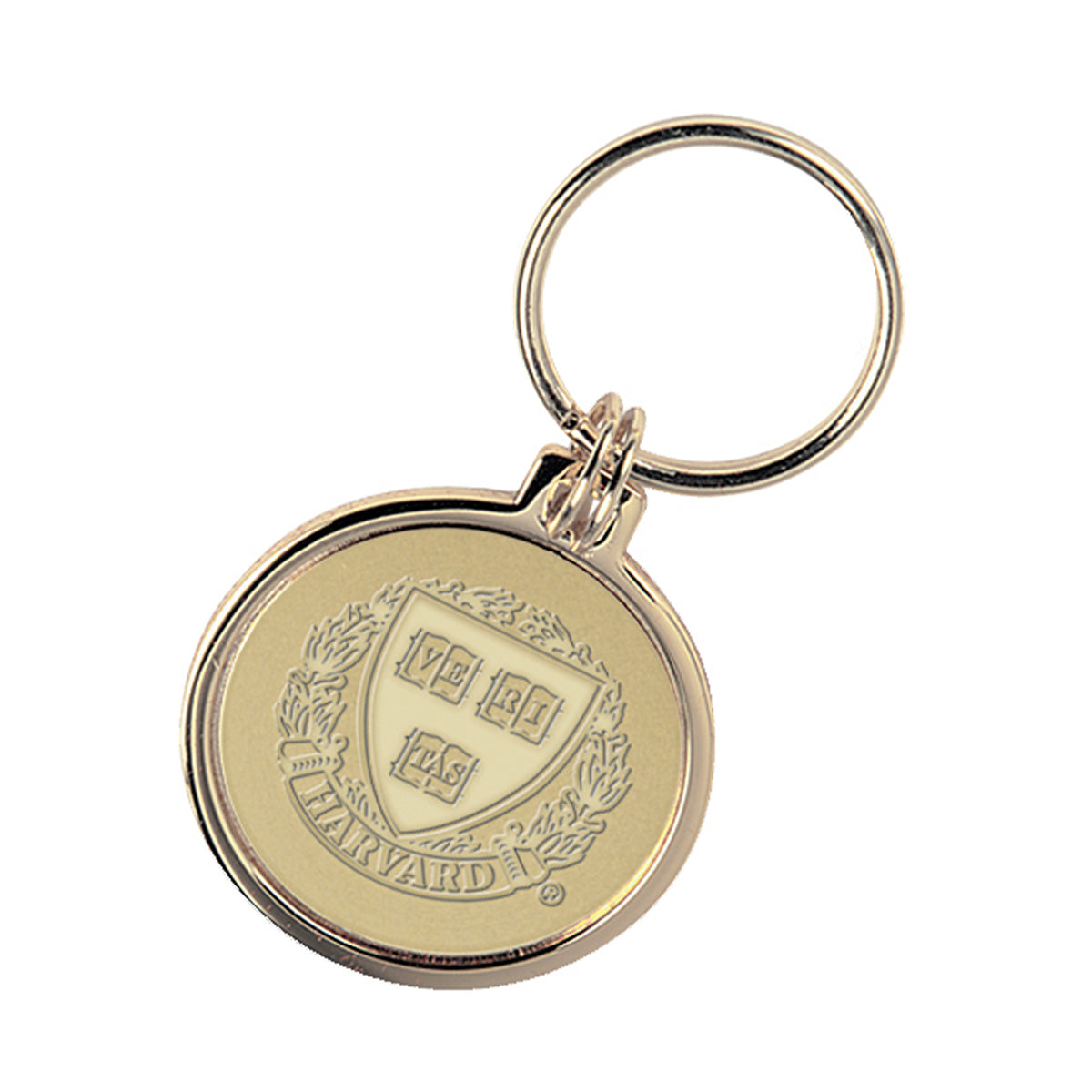 4647-Harvard 23K Gold-Plated Brass Key Ring_Harvard.jpg