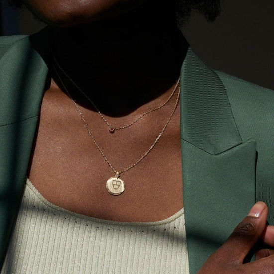 4653-Kyle Cavan 14k Gold Garnet Necklace_media_03.jpg