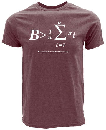MIT Be Greater Than Average Malibu Short Sleeve Tee Shirt