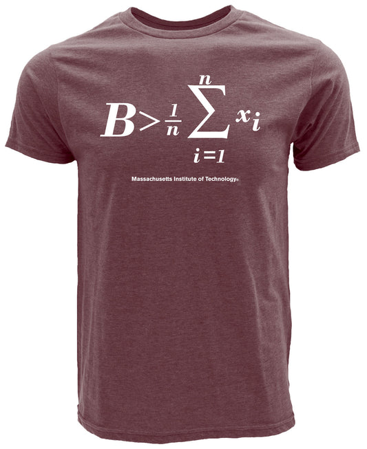 MIT Be Greater Than Average Malibu Short Sleeve Tee Shirt