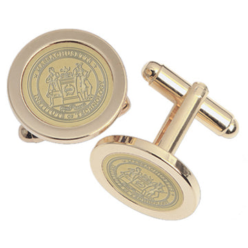 4815-MIT 23K Medallion Gold Plated Cufflinks_MIT.jpg