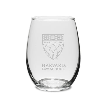 4817-Harvard Law School Set of 2 Engraved Crystal Stemless Wine Glass_media_02.jpg