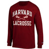 Harvard Champion Lacrosse Long Sleeve Tee