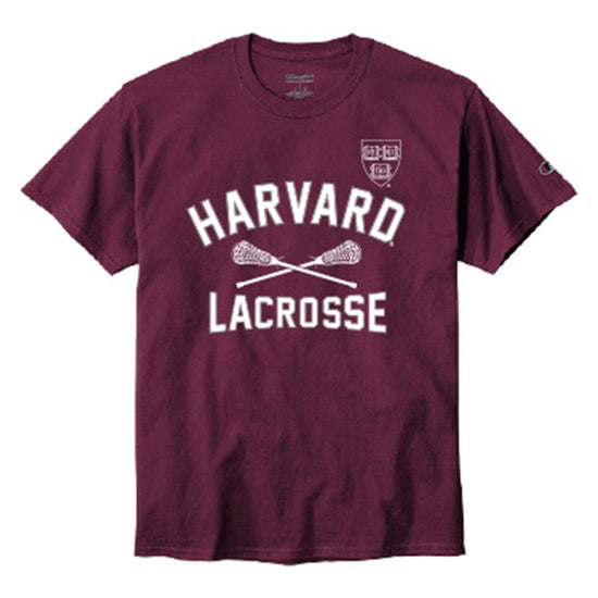 4895-Harvard Champion Lacrosse Tee Shirt_Maroon.jpg