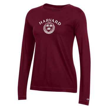Harvard Womens Champion Long Sleeve Tee